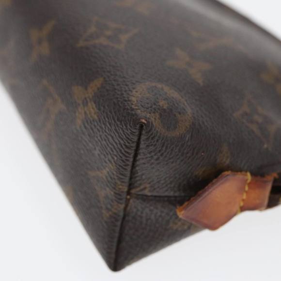 LOUIS VUITTON Monogram Pochette Cosmetic PM Cosmetic Pouch M47515 LV Auth 82728 - Picture 15 of 16